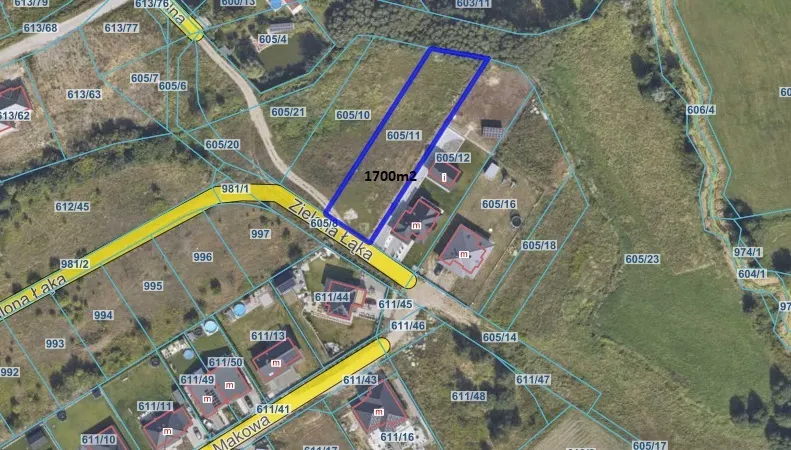 1800m2 z MPZP, wszystkie media przed działką.