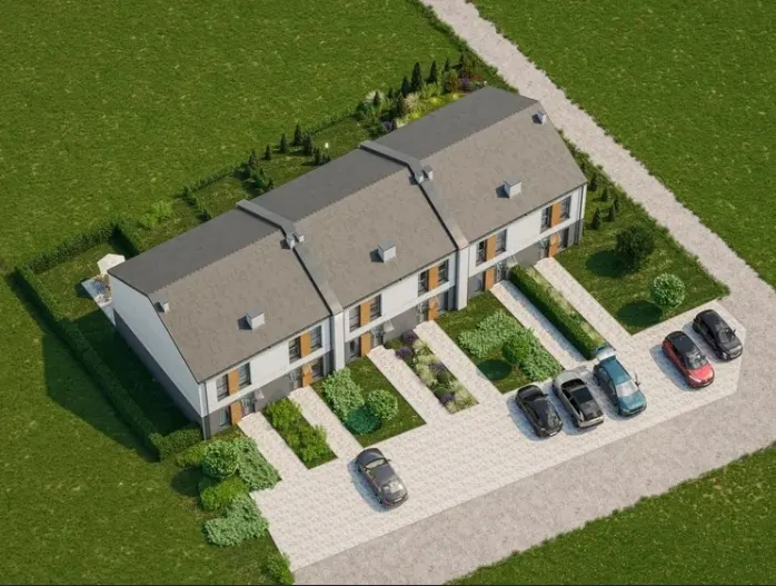 Nowy dom w zabudowie szeregowej, S.Toruń, Cedrowa.